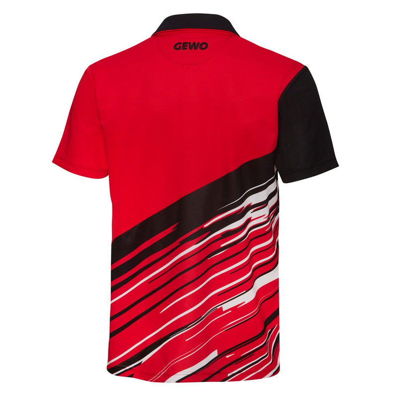 Gewo shirt Linares red/black