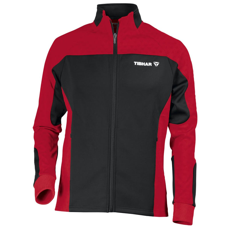 Tibhar Trainingsjack Trend zwart/rood