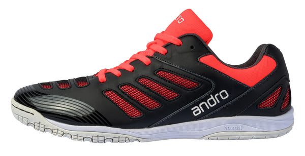 Andro chaussures Cross Step 2 Tooper noir/rouge fluo