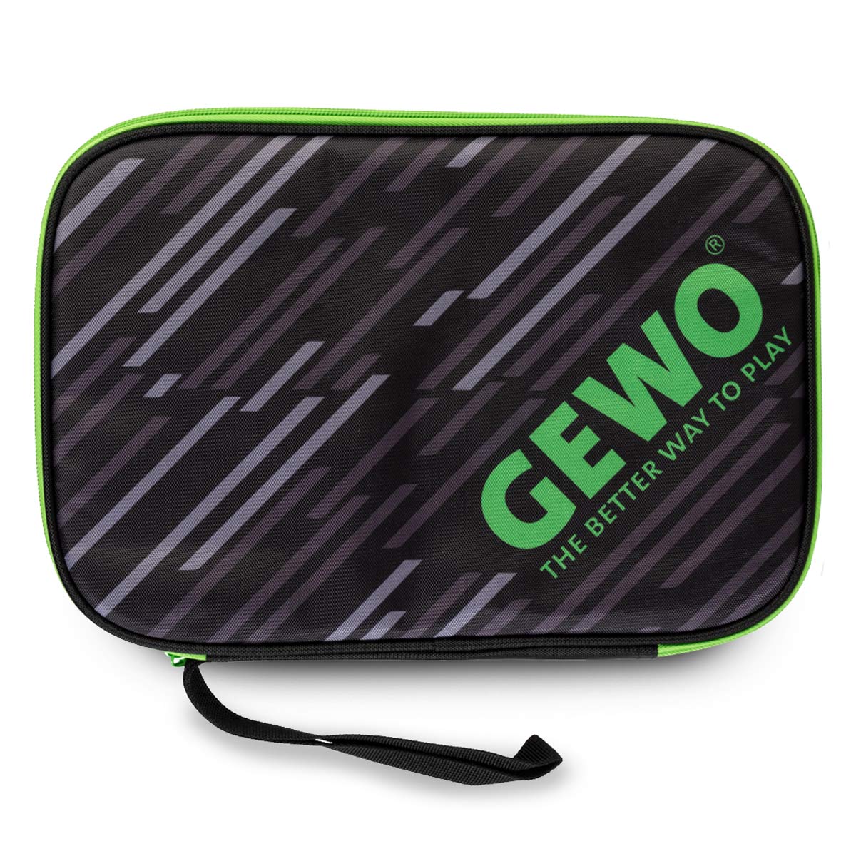 Gewo Single Cover Stripes black/lime