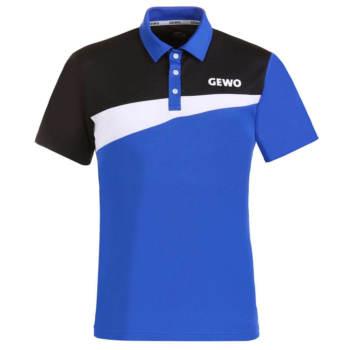 Gewo shirt Fondi II Cotton royal/black