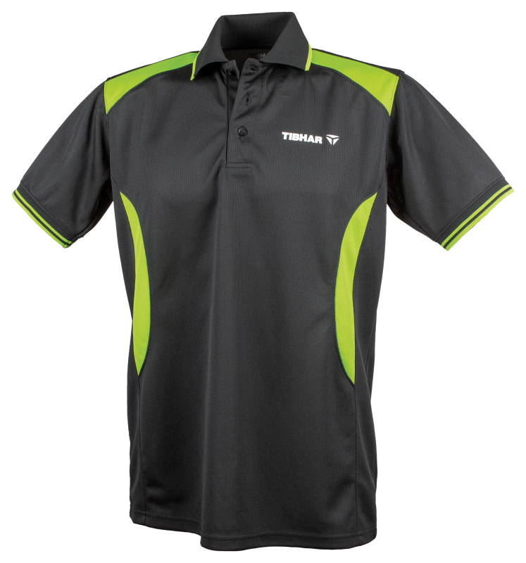 Tibhar shirt Cosmos polyester black/green