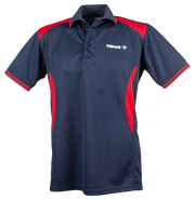 Tibhar shirt Cosmos polyester red/navy