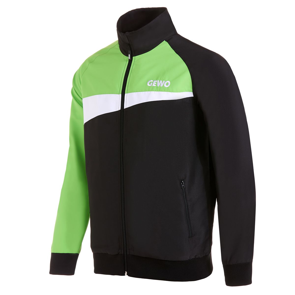 Gewo Tracksuitjacket Fondi III black/lime