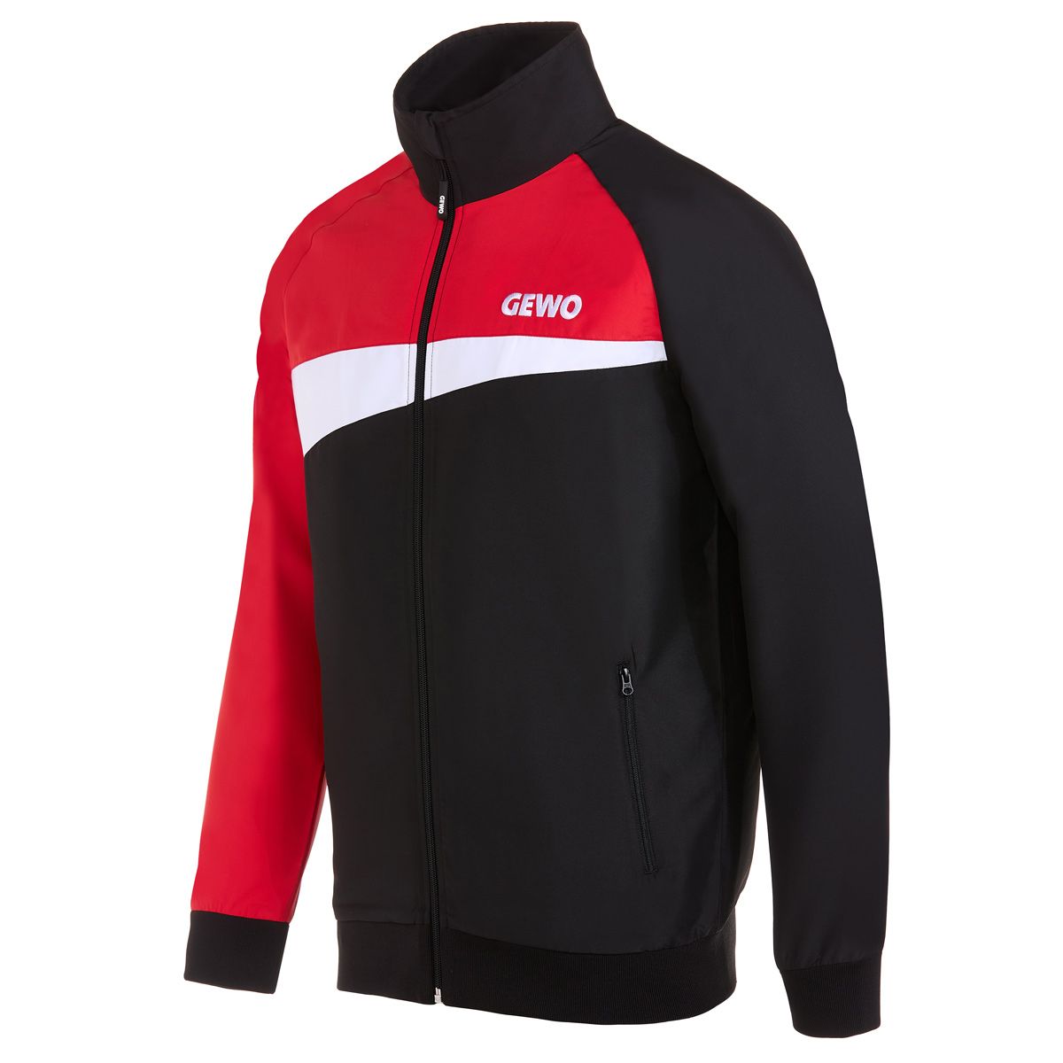 Gewo Tracksuitjacket Fondi I black/red