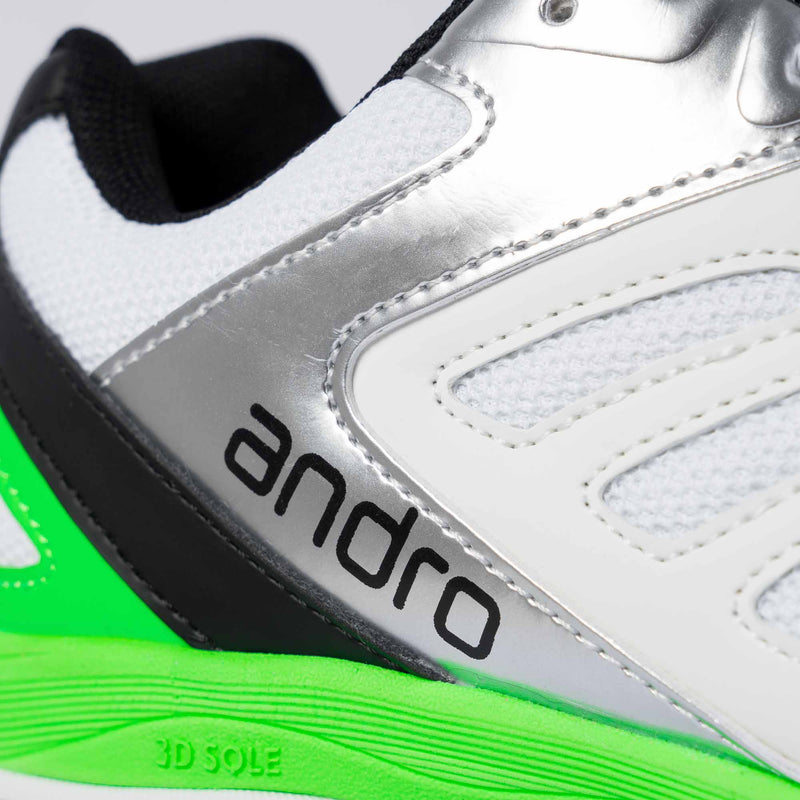 Andro shoes Cross Step 2  white/black/green