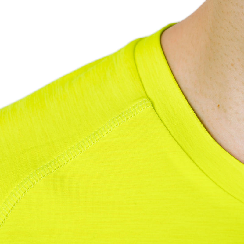 Andro Shirt Melange Alpha neon yellow