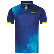 Donic shirt Lyra navy/lightblue/lime