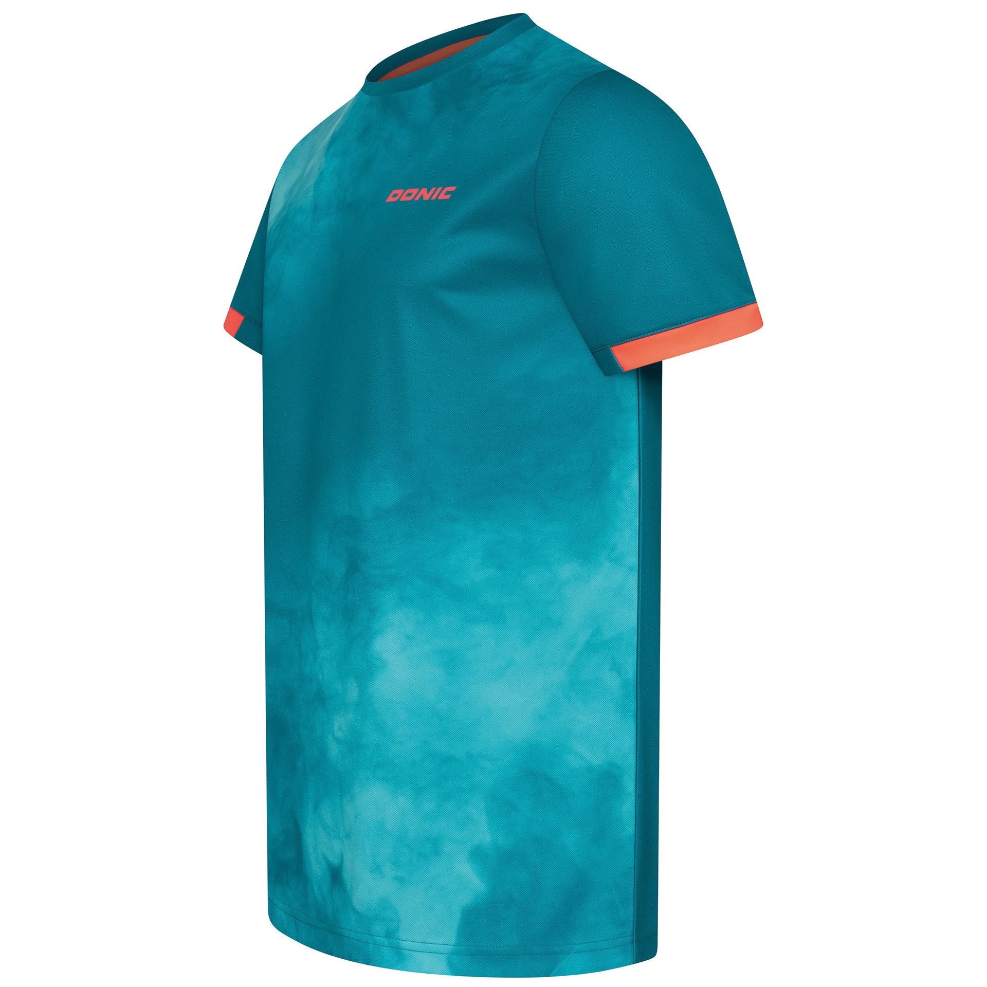 T-shirt Donic Axtion vert/bleu clair/orange