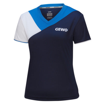 Gewo shirt Toledo Lady marine/royalblauw