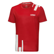 Gewo T-Shirt Bloques red/white