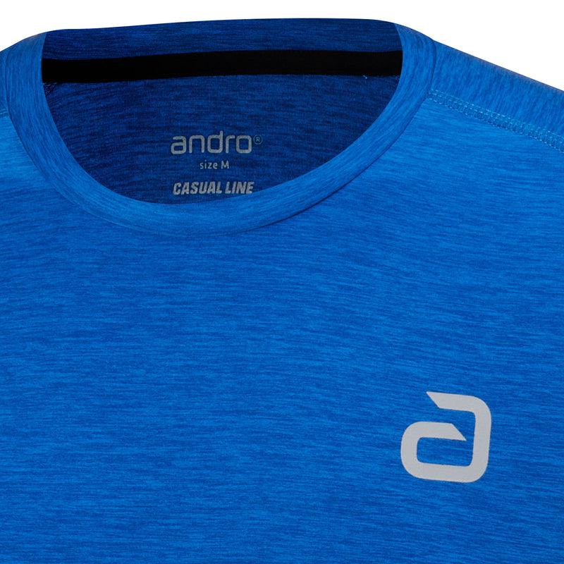 Andro Shirt Melange Alpha Oceaanblauw