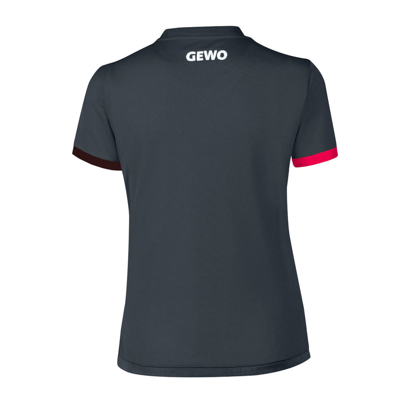 Gewo shirt Anzio Lady nine iron/rood