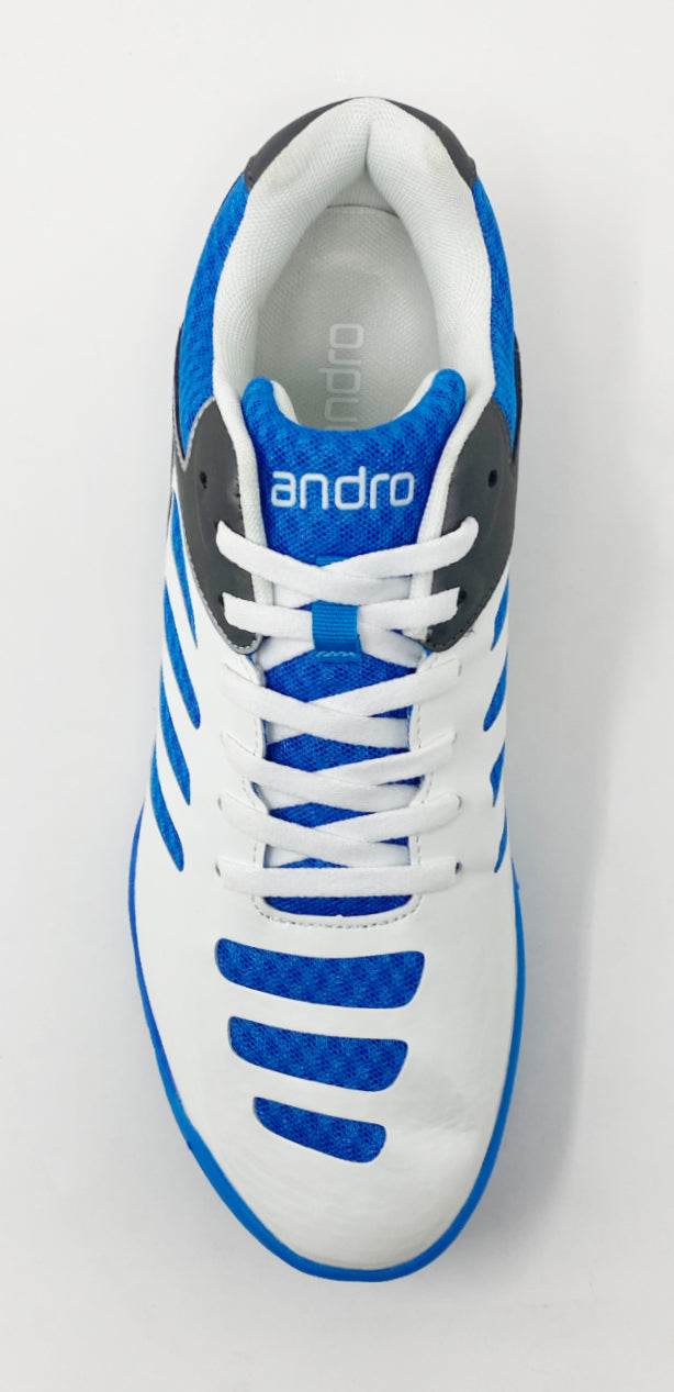 Andro chaussures Cross Step 2 blanc/bleu/gris
