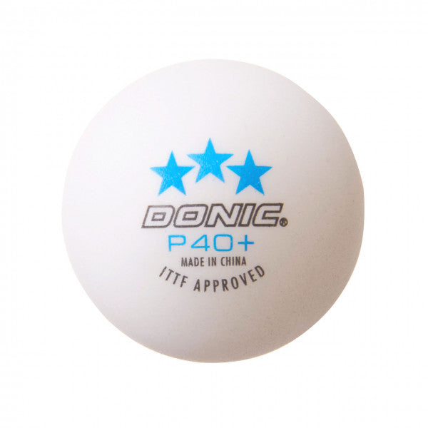 Donic Ball P40+ *** blanc (12)